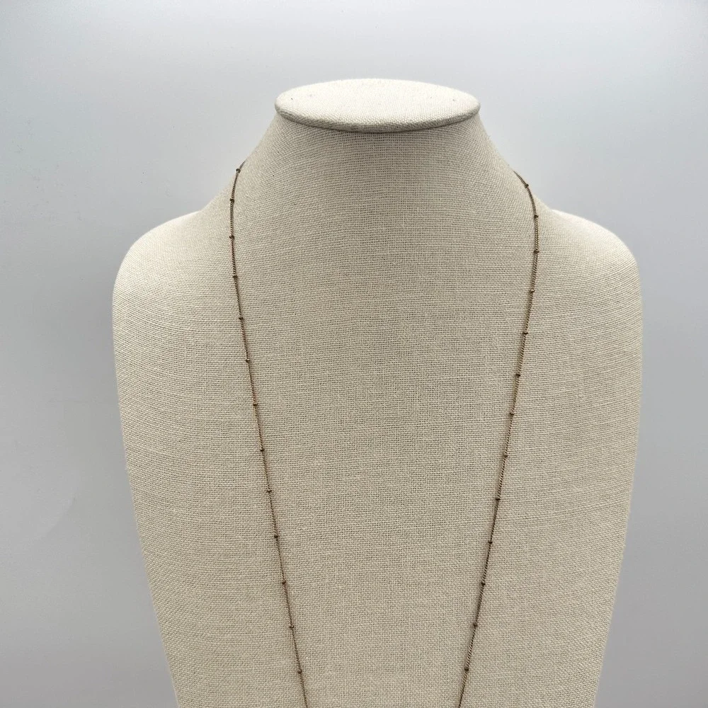 Vintage Y2K Feather Charm Rhinestone Faux Pearl Pendent Necklace Fashion Jewelry